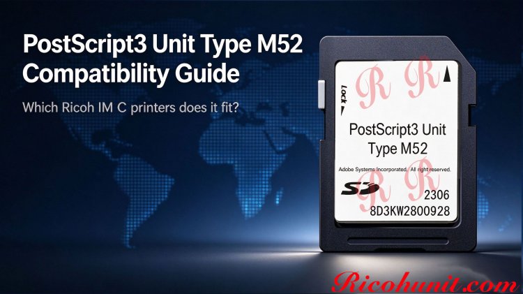 Ricoh PostScript3 Unit Type M52: Compatibility Guide