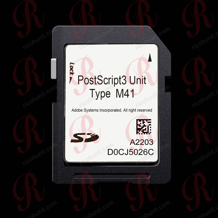 Ricoh PostScript3 Unit Type M41 SD card