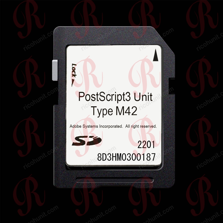 Ricoh PostScript3 Unit Type M42 SD card