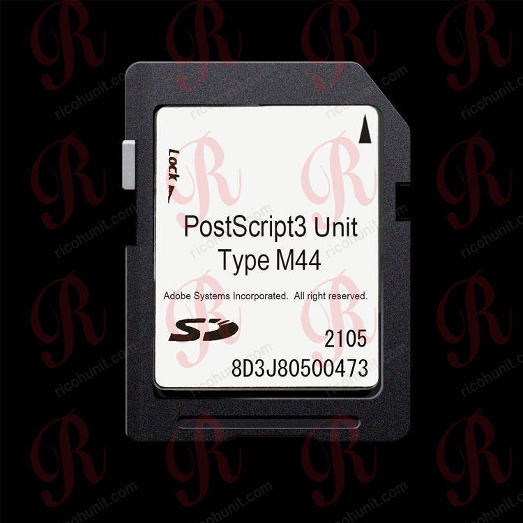 Ricoh PostScript3 Unit Type M44 SD card, EDP 418796 / 418794
