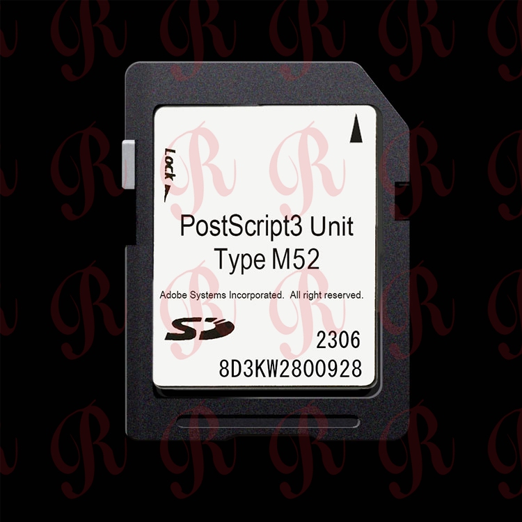 Ricoh PostScript3 Unit Type M52 SD card, EDP 419416